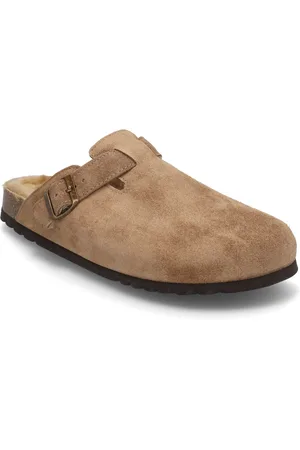 Scholl Sl Olivier F New Suede Taupe Shoes Mules & Clogs Beige