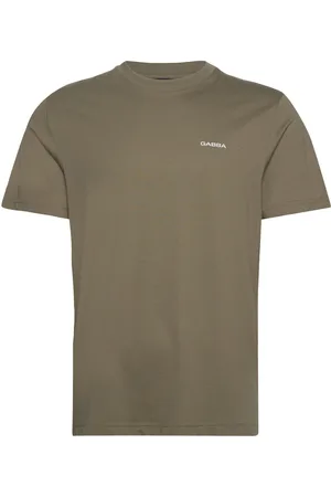 Gabba Dune Logo Ss Gots Tops T-Kortærmet Skjorte Green