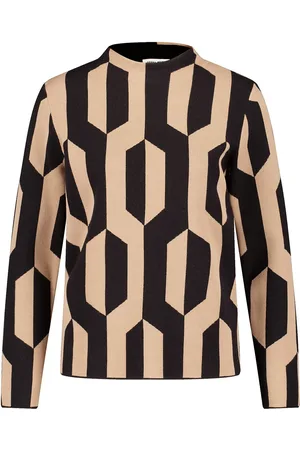 Gerry Weber Pullover 1/1 Sleeve Tops Knitwear Jumpers Multi/patterned