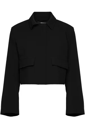 Gina Tricot Tailored Pocket Jacket Outerwear Jackets Utility Jackets Black