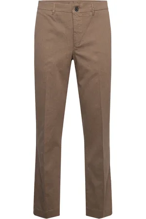 J Lindeberg Lois C Flannel Twill Pants Bottoms Trousers Chinos Brown