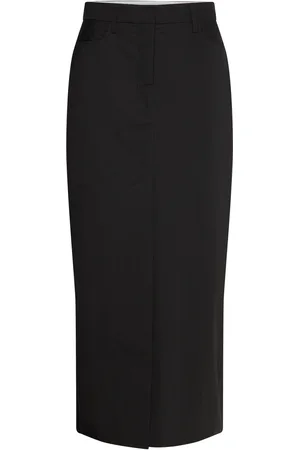 REMAIN Birger Christensen Pencil Skirt Skirts Maxi Skirts Black