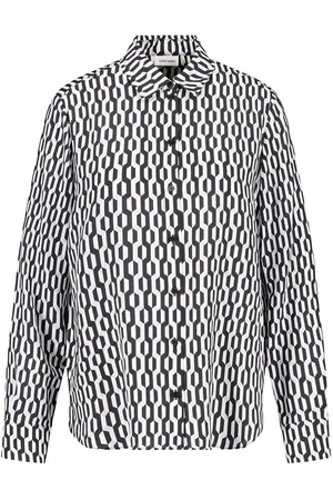 Gerry Weber Blouse 1/1 Sleeve Tops Blouses Long-sleeved Black