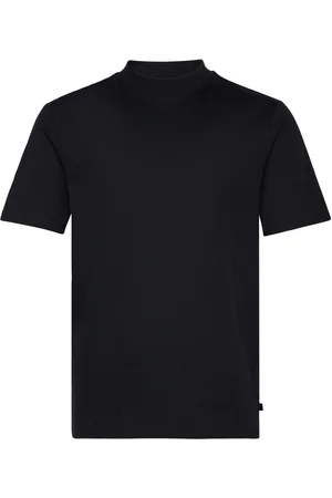 J Lindeberg Ace Mock Neck T-Shirt Tops T-Kortærmet Skjorte Black
