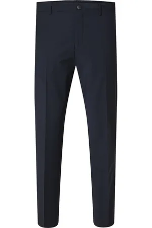 SELECTED Slhslim-Theo Trs Flex Noos Bottoms Trousers Formal Navy