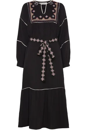 Lollys Laundry Latourll Maxi Dress Ls Maxikjole Festkjole Black