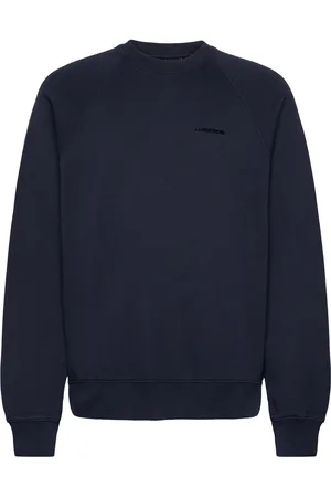 J Lindeberg Callan Crew Neck Tops Sweatshirts & Hoodies Sweatshirts Navy