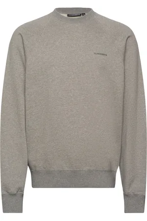J Lindeberg Callan Crew Neck Tops Sweatshirts & Hoodies Sweatshirts Grey