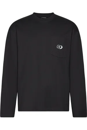 J Lindeberg Walsh Ls Pocket Tee Tops T-Langærmet Skjorte Black