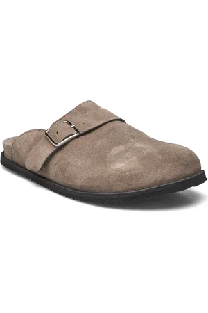 GARMENT PROJECT Blake Clog - Earth Suede Shoes Clogs Grey