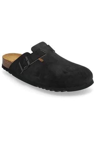 Scholl Sl Olivier New Suede Black Shoes Mules & Clogs Black