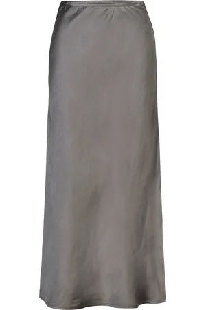Coster Copenhagen Cc Heart Skyler Mid-Length Skirt Knælang Nederdel Grey
