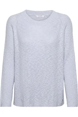 Claire Woman Cwprisha - Pullover Tops Knitwear Jumpers Blue