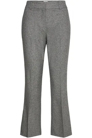 Fiveunits Clarafv Ankle Bottoms Trousers Suitpants Grey