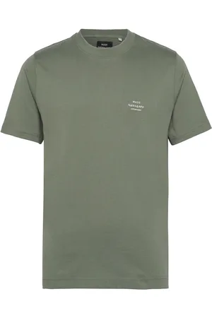 Mads Norgaard Cotton Jersey Frode Emb Logo Tee Tops T-Kortærmet Skjorte Green