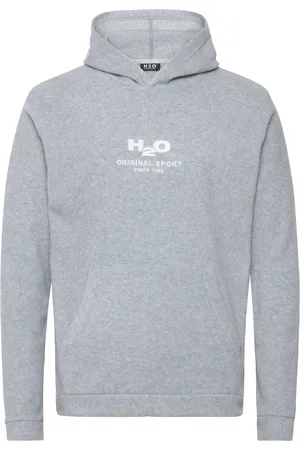 H2O Blåvand Fleece Hoodie Tops Sweatshirts & Hoodies Hoodies Grey
