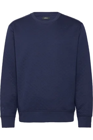 Ralph Lauren Classic Fit Quilted Sweatshirt Sport Men Sport Clothing Sport Sweatshirts & Hoodies Sport Sweatshirts Navy