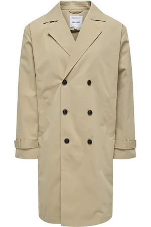 Only & Sons Onsjack Trenchcoat Otw Vd Trenchcoat Frakke Beige