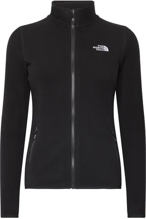 The North Face W 100 Glacier Fz - Eu Sport Sweatshirts & Hoodies Fleeces & Midlayers Black
