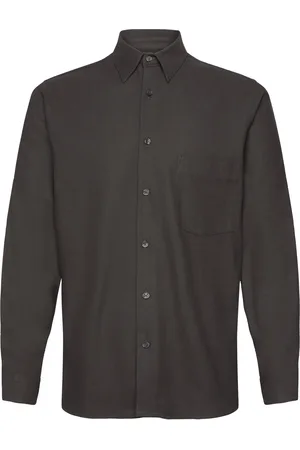 Mads Norgaard Alaska Flannel Sune Shirt Tops Shirts Casual Brown