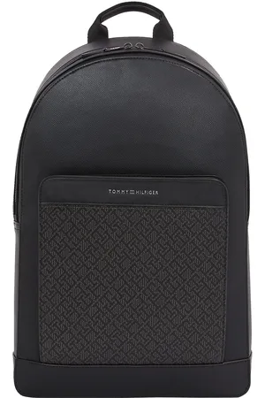 Tommy Hilfiger Th Monogram Backpack Rygsæk Taske Black