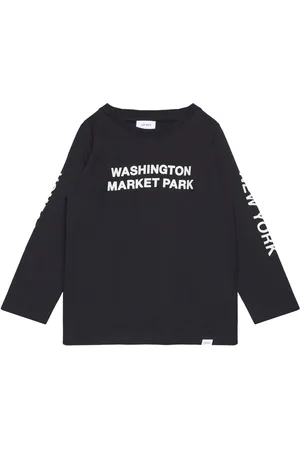 Les Deux Washington Ls T-Shirt Kids Tops T-shirts Long-sleeved T-Skjorte Navy