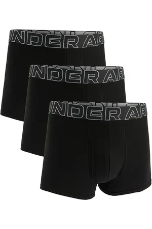 Under Armour Ua Performance Cotton - Solid 3 In 3Pk Sport Men Sport Clothing Sport Underwear Sport Boxers Black