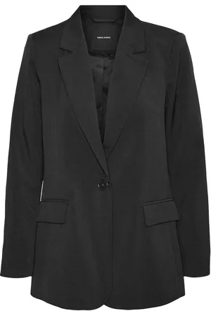 VERO MODA Vmrita Ls Loose Blazer Noos Blazers Single Breasted Blazers Black