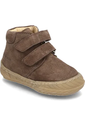 ANGULUS Shoes - Flat - With Velcro High-top Sneakers Brown