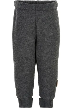 Mikk-Line Wool Pants Outerwear Fleece Outerwear Fleece Trousers Grey