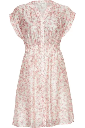 MSCH Mschisadora Ss Shirt Dress Aop Kort Kjole Pink