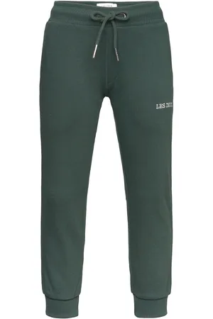 Les Deux Dexter Sweatpants Kids Bottoms Sweatpants Green