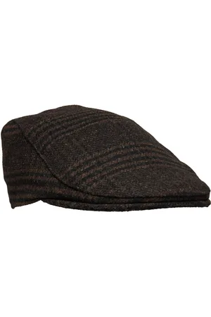 Barbour Chev Flat Cap Accessories Headwear Flat Caps Brown