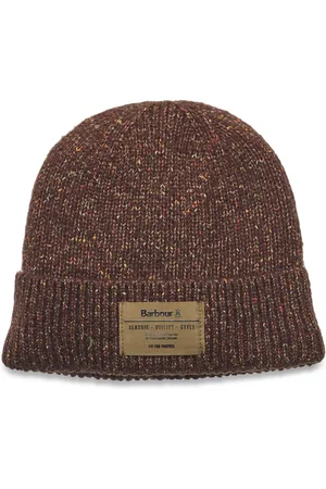 Barbour Eston Beanie Accessories Headwear Beanies Brown