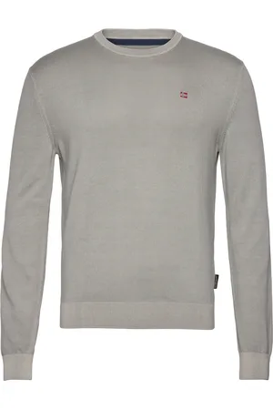 Napapijri Droz Jumper Tops Knitwear Round Necks Grey