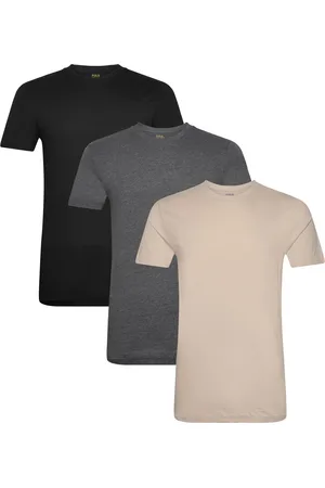 Ralph Lauren Slim Crewneck 3-Pack Tops T-Kortærmet Skjorte Multi/patterned