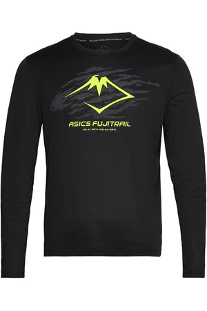 Asics Fujitrail Logo Ls Top Sport T-Langærmet Skjorte Black