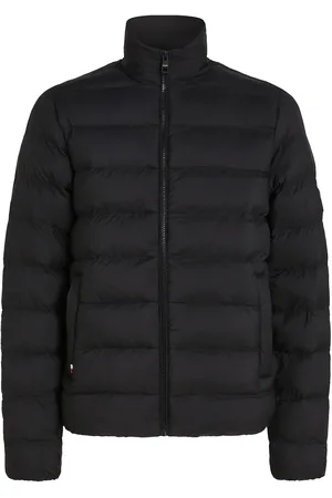 Tommy Hilfiger Mid Weight Stand Collar Jacket Tynd Jakke Black
