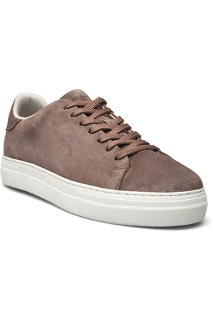 SELECTED Slhdavid Chunky Suede Sneaker Noos Low-top Sneakers Brown