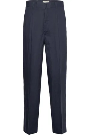 GANT Linen Suit Pants Bottoms Trousers Formal Blue