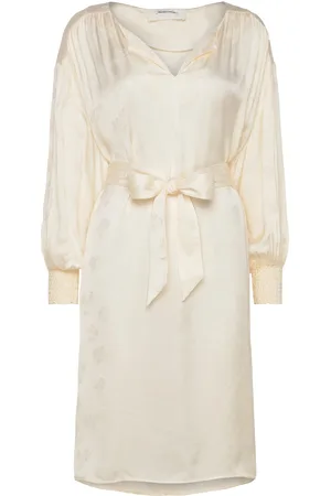 American Vintage Gitaka Knælang Kjole Cream