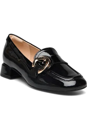 Clarks Daiss30 Trim D Shoes Heels Heeled Loafers Black