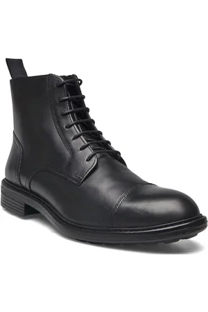 Geox U Walk Pleasure E Snørestøvler Black