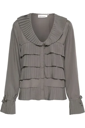 Karen by Simonsen Kbregina Blouse Tops Blouses Long-sleeved Grey