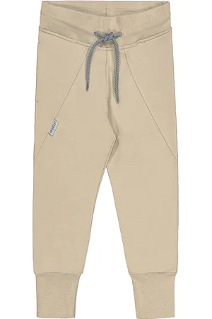 Gugguu Slim Baggy Sweatpants Bottoms Sweatpants Beige