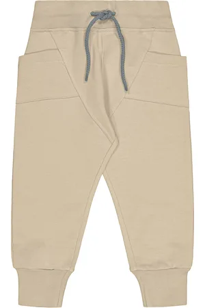 Gugguu Classic Baggy Sweatpants Bottoms Sweatpants Beige