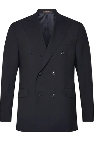 Oscar Jacobson Farris Blazer Designers Blazers Double Breasted Blazers Navy