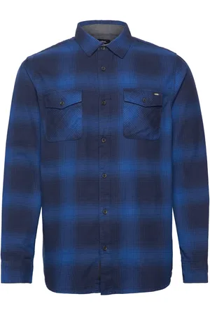 Vans Mn Monterey Iii Sport Men Sport Clothing Sport Tops Sport Shirts Blue
