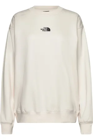The North Face W Essential Over Crew Sport Women Sport Clothing Sport Sweatshirts & Hoodies Sport Sweatshirts Cream