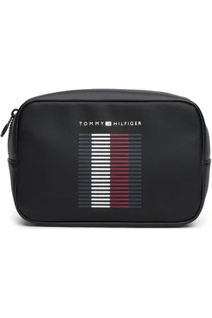 Tommy Hilfiger Th Foundation Pique Washbag Toilettaske Black
